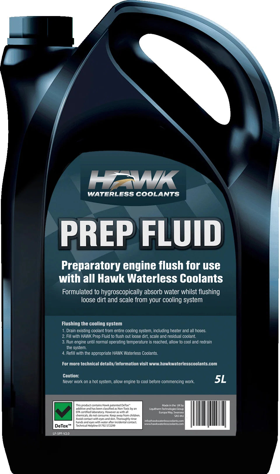 Hawk Prep Fluid Kühler Reinigungsflüssigkeit (5 Liter Kanister)