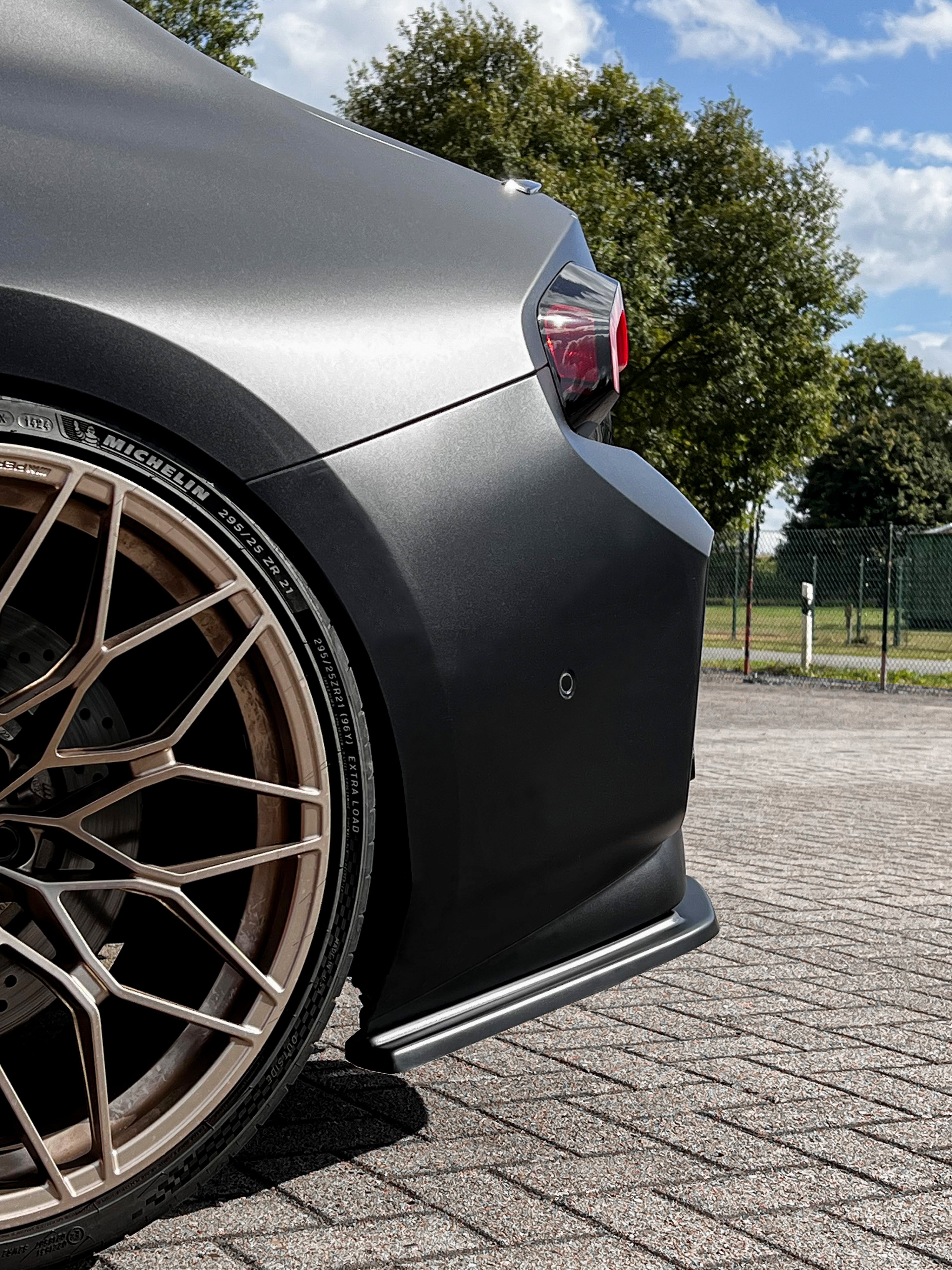 Heckansatz Seitenteile aus ABS für BMW M2 G87