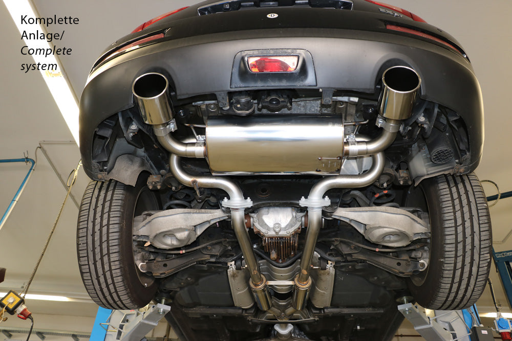 Fox passend fürInfiniti EX37 Endschalldämpfer quer Ausgang rechts/links - 129x106 Typ 32 rechts/links