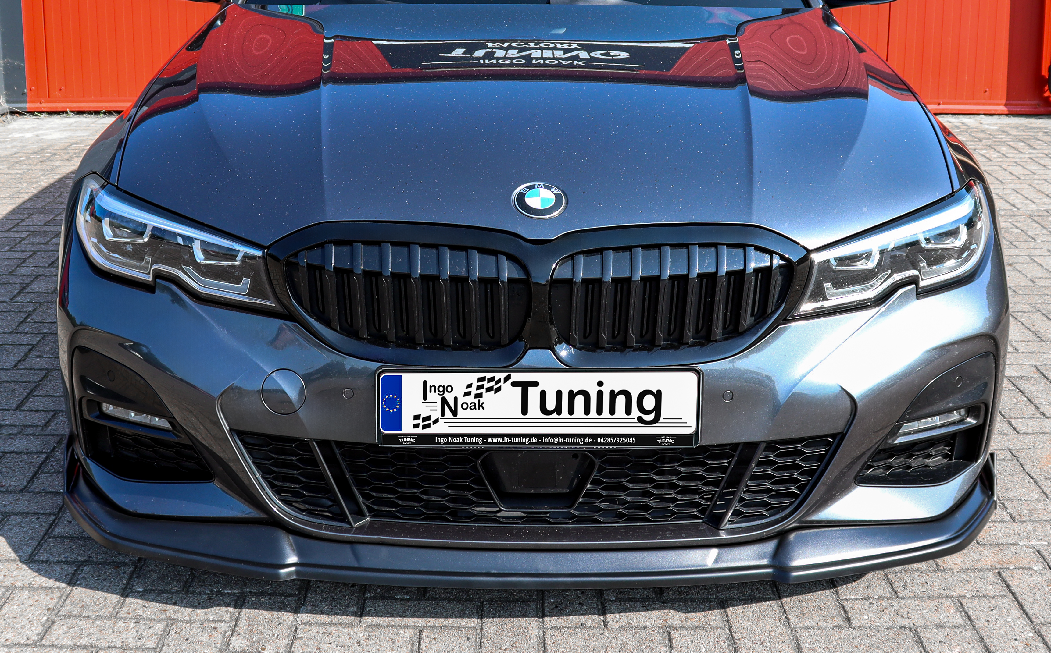 Frontspoiler Cuplippe mit Wings aus ABS für BMW 3er G20 G21 M-Paket