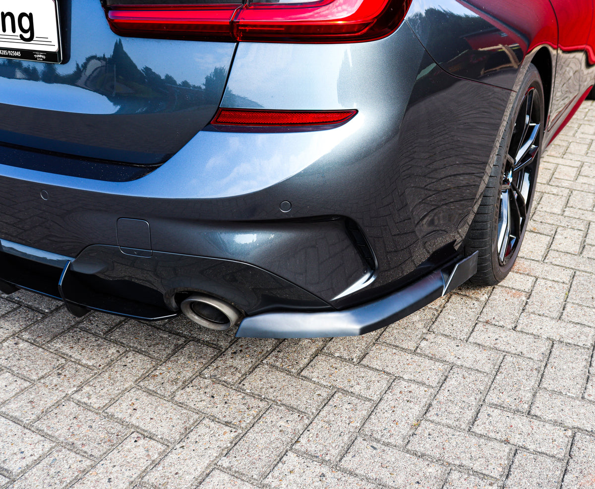 Heckansatz Seitenteile mit Wing aus ABS für BMW 3er G20 G21 M-Paket