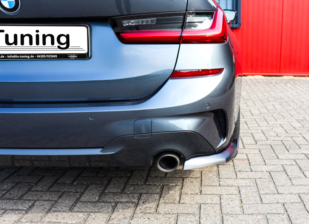Heckansatz Seitenteile mit Wing aus ABS für BMW 3er G20 G21 M-Paket
