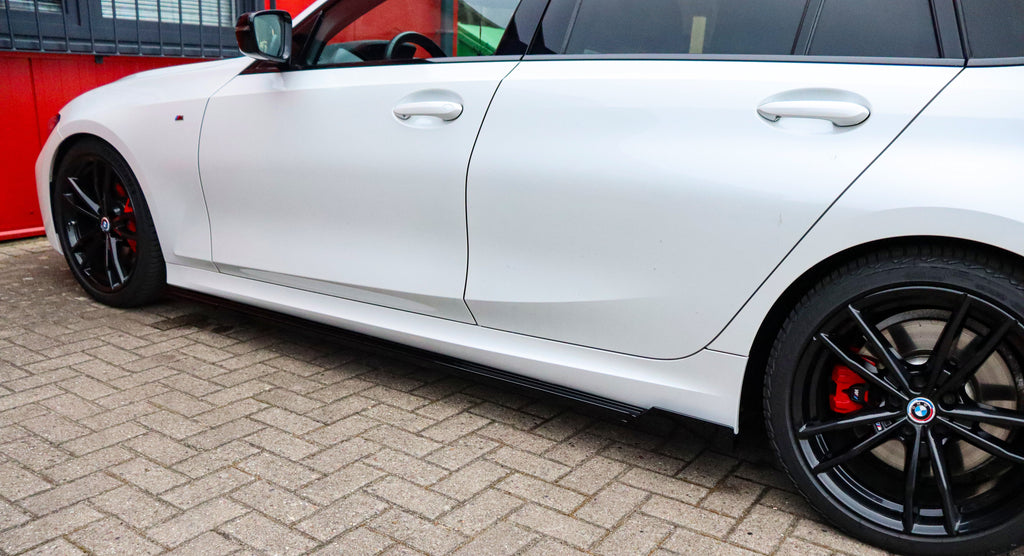 Seitenschweller mit Wing hinten aus ABS für BMW 3er G20/21 M-Paket