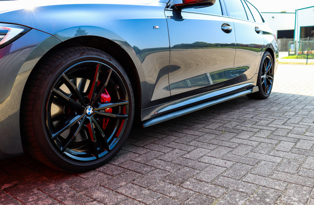 Seitenschweller mit Wing hinten aus ABS für BMW 3er G20 G21 M-340i
