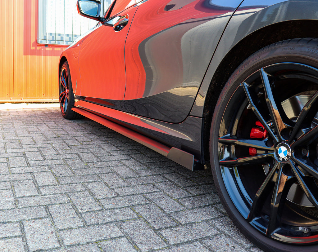 Seitenschweller mit Wing hinten aus ABS für BMW 3er G20 G21 M-340i