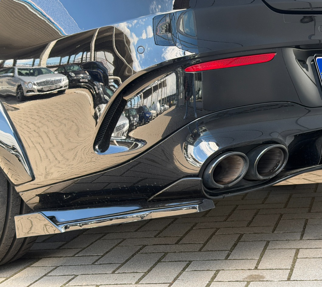 Heckansatz Seitenteile mit Wings aus ABS für Mercedes CLA 35/45 AMG Aeropaket