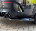 Heckansatz Seitenteile mit Wings aus ABS für Mercedes CLA 35/45 AMG Aeropaket