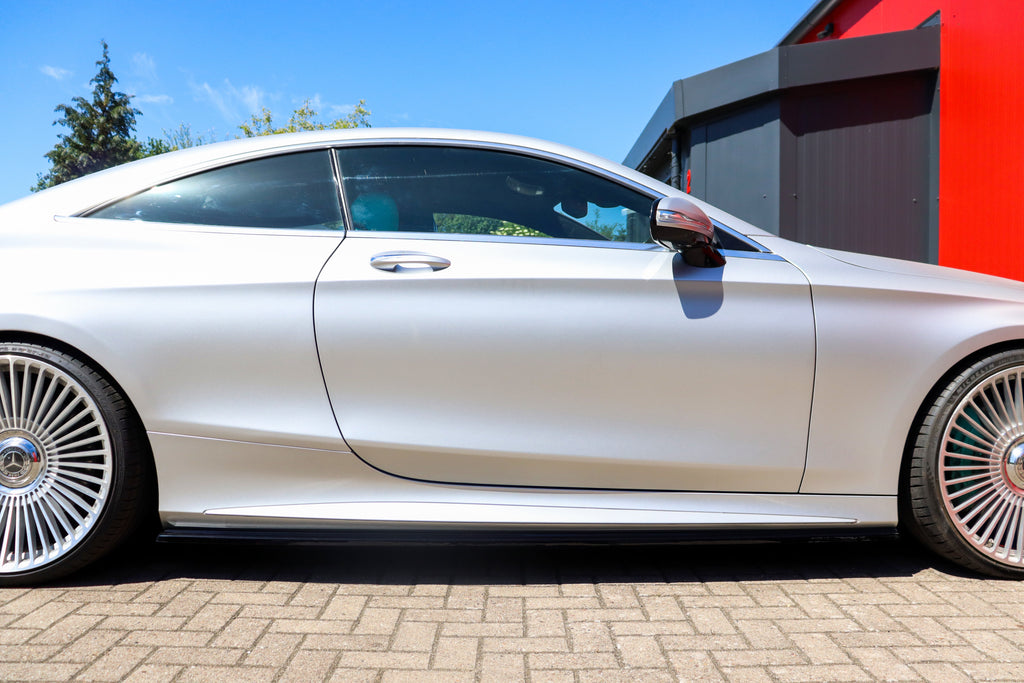 Seitenschweller Cup aus ABS für Mercedes S-Coupe AMG + AMG-Line