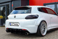Gefräster Heckansatz mit Finnen V2 für VW Scirocco R Facelift