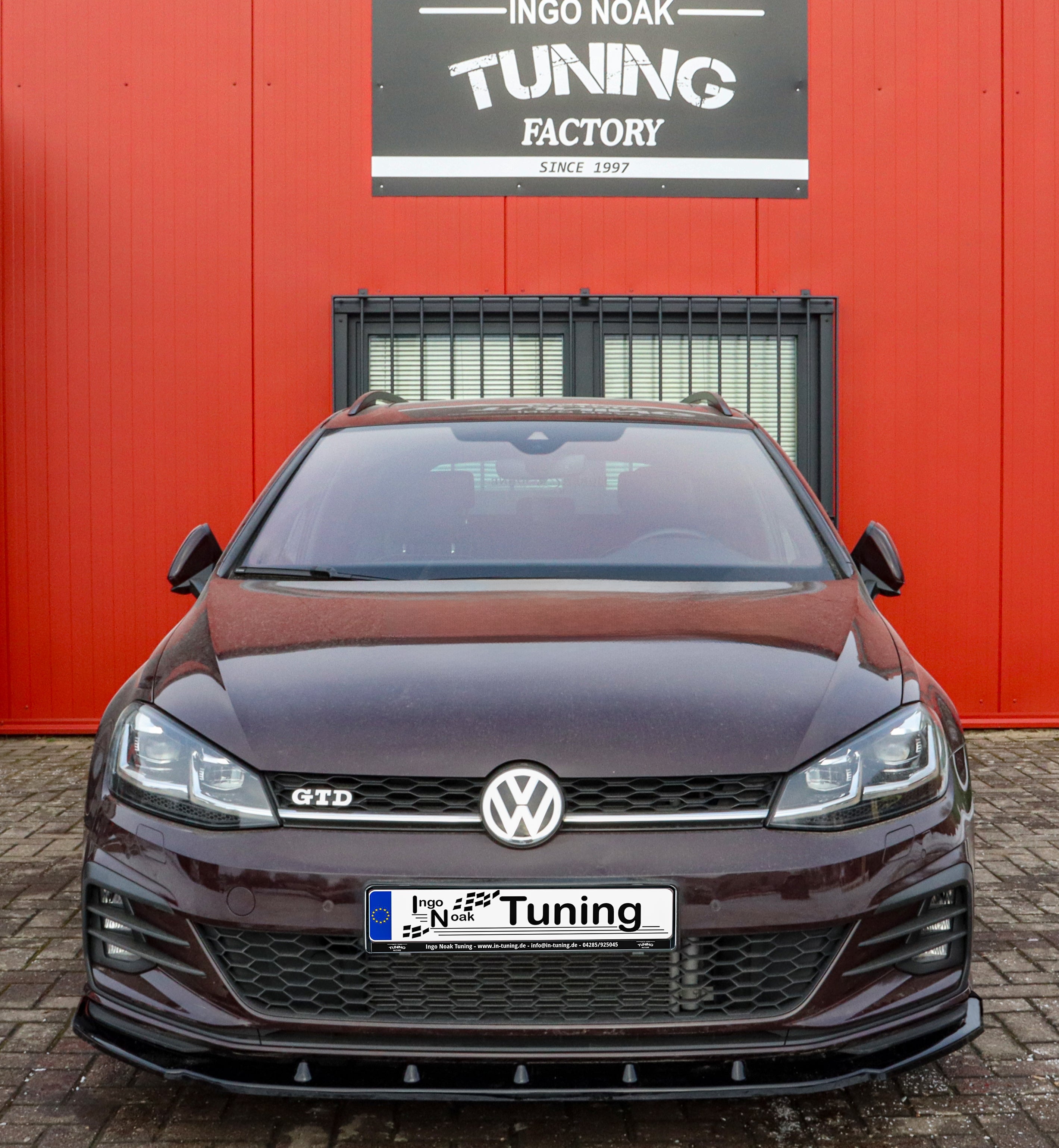 Cup Frontspoilerlippe für VW Golf 7 GTD Variant Facelift
