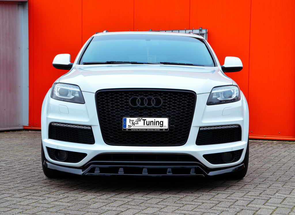 Cup Frontspoilerlippe 2tlg. für Audi Q7 4L mit S-Line aus ABS