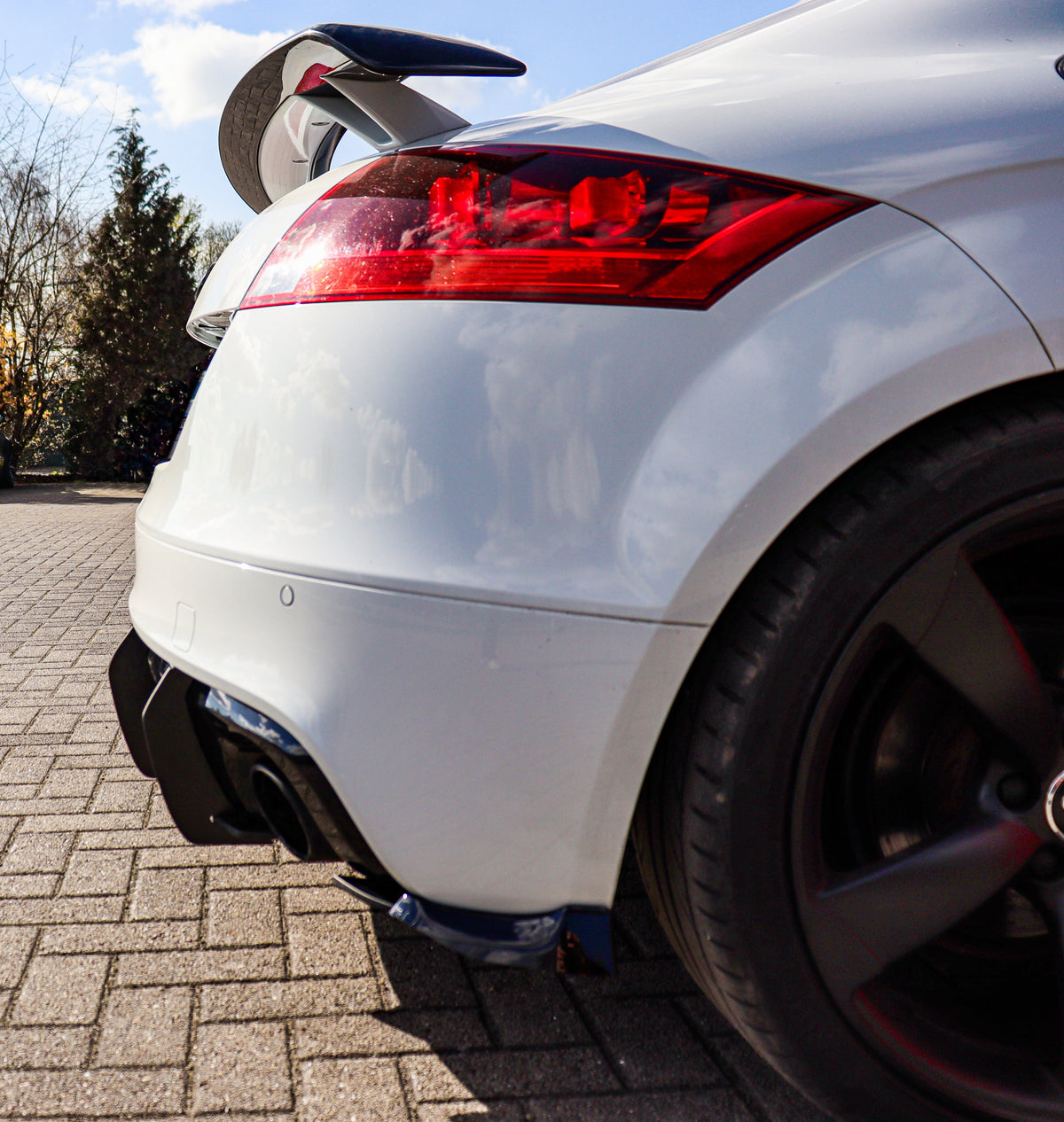 Heckansatz Seitenteile für Audi TT 8J mit S-Line Competition