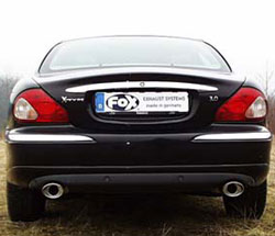 Fox passend fürJaguar X-Type Endschalldämpfer rechts/links - 115x85 Typ 33 rechts/links