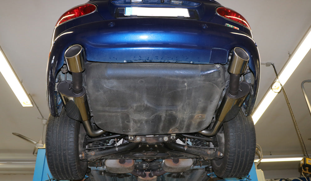 Fox passend fürJaguar XK8/ XKR Typ QEV/ QDV Endschalldämpfer rechts/links Ø63,5 - 115x85 Typ 38 rechts/links