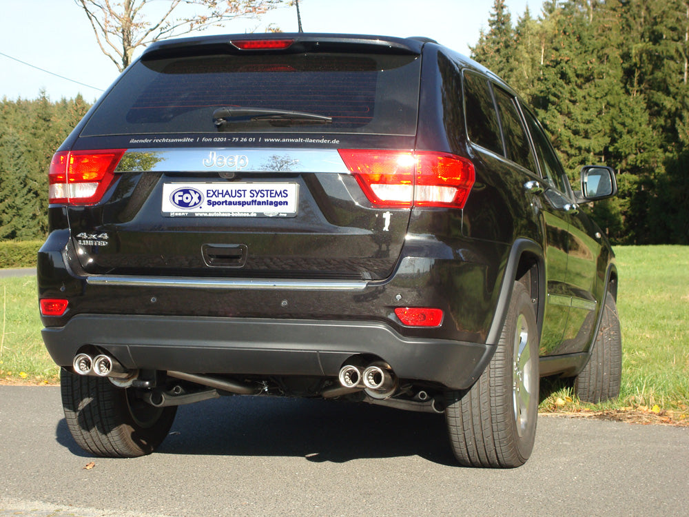 Fox passend fürJeep Grand Cherokee WK - 3,6l Endschalldämpfer rechts/links - 2x80 Typ 17 rechts/links