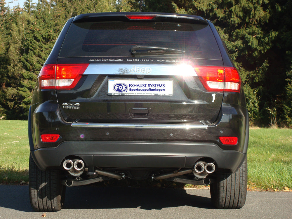 Fox passend fürJeep Grand Cherokee WK - 3,6l Endschalldämpfer rechts/links - 2x80 Typ 17 rechts/links