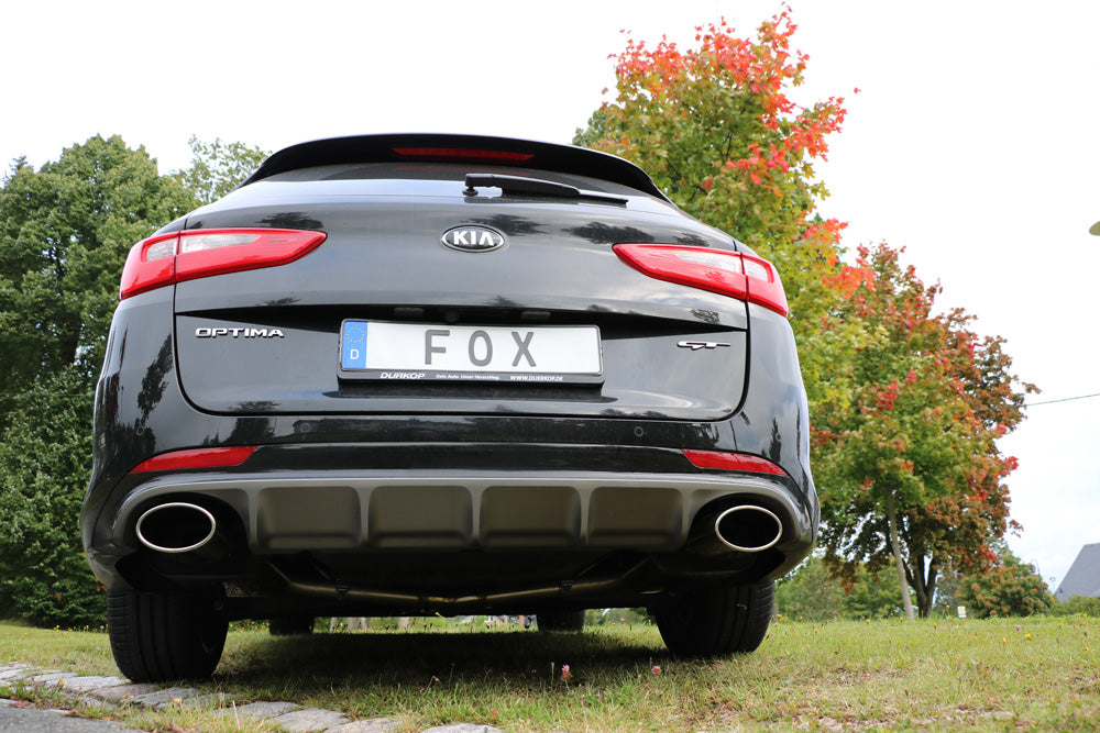 Fox passend fürKia Optima Sportswagon JF Endschalldämpfer rechts/links - 160x90 Typ 38 rechts/links