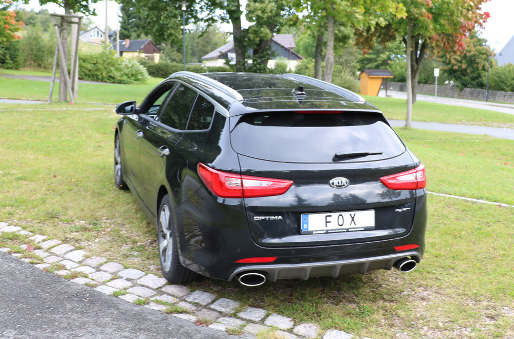 Fox passend fürKia Optima Sportswagon JF Endschalldämpfer rechts/links - 160x90 Typ 38 rechts/links