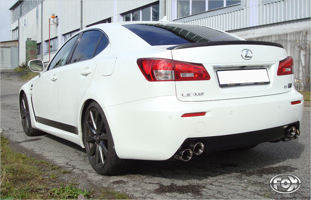 Fox passend fürLexus IS F Endschalldämpfer rechts/links - 2x90 Typ 25 rechts/links