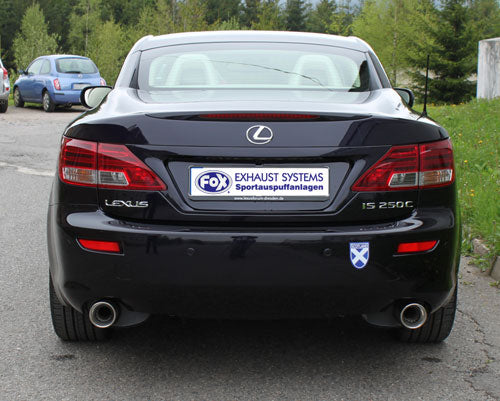 Fox passend fürLexus IS C 250 Endschalldämpfer einflutig rechts/links - 1x100 Typ 17 rechts/links