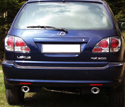 Fox passend für Lexus RX 300 - XU1 Endschalldämpfer Ausgang rechts/links  - 115x85 Typ 33 rechts/links