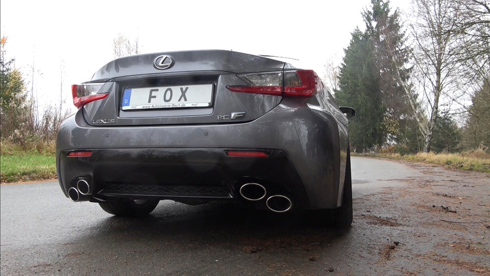Fox passend fürLexus RC F Endschalldämpfer rechts/links - 2x115x85 Typ 38 rechts/links