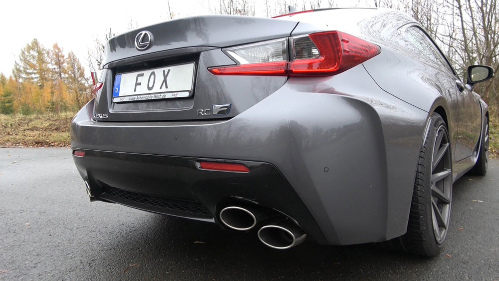 Fox passend fürLexus RC F Endschalldämpfer rechts/links - 2x115x85 Typ 38 rechts/links