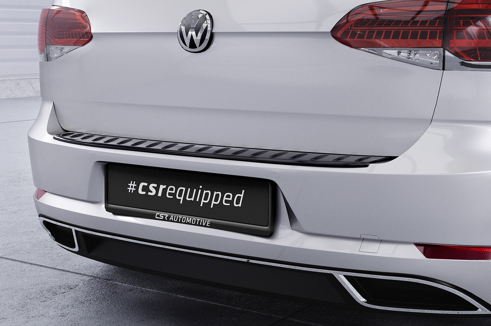 CSR Ladekantenschutz für VW Golf 7 LKS004-G Glossy schwarz Hochglanz (keine Lackierung erforderlich)