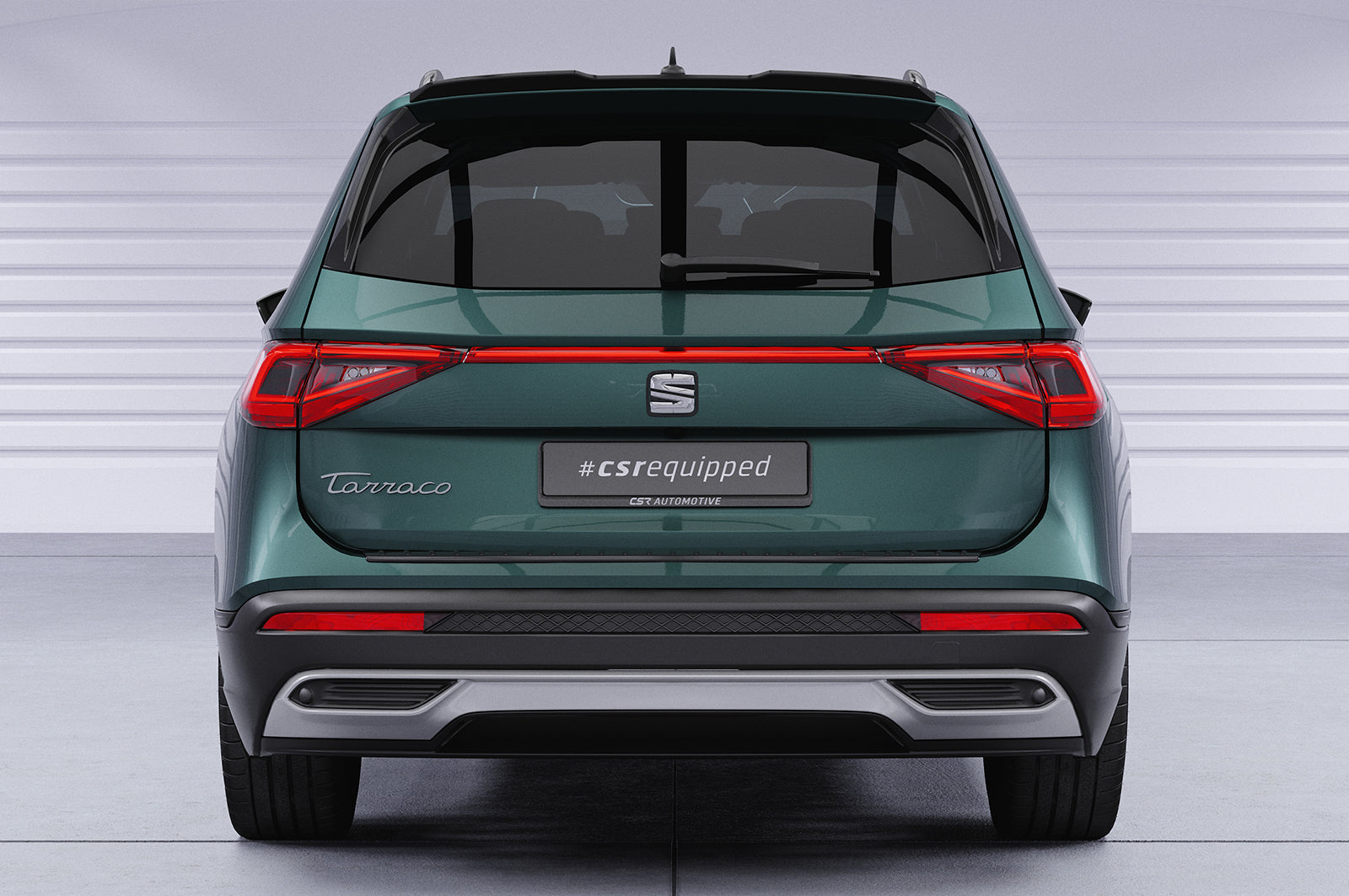CSR Ladekantenschutz für Seat Tarraco LKS009-G Glossy schwarz Hochglanz (keine Lackierung erforderlich)