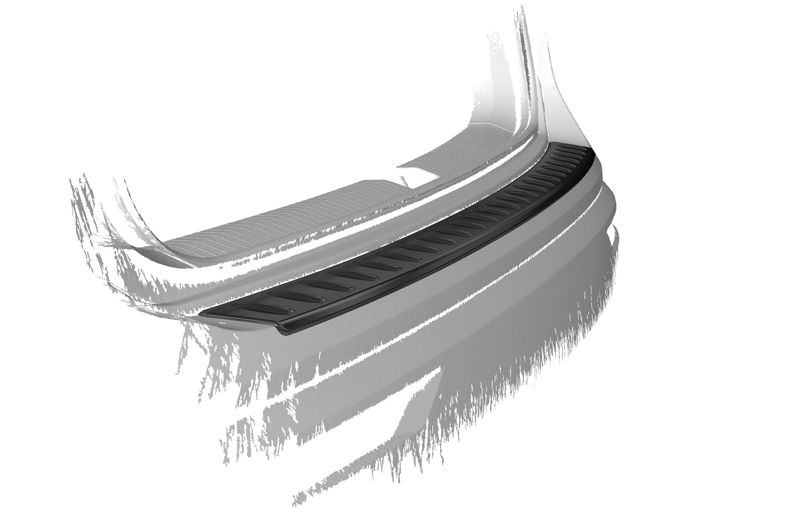 CSR Ladekantenschutz für Seat Tarraco LKS009-G Glossy schwarz Hochglanz (keine Lackierung erforderlich)