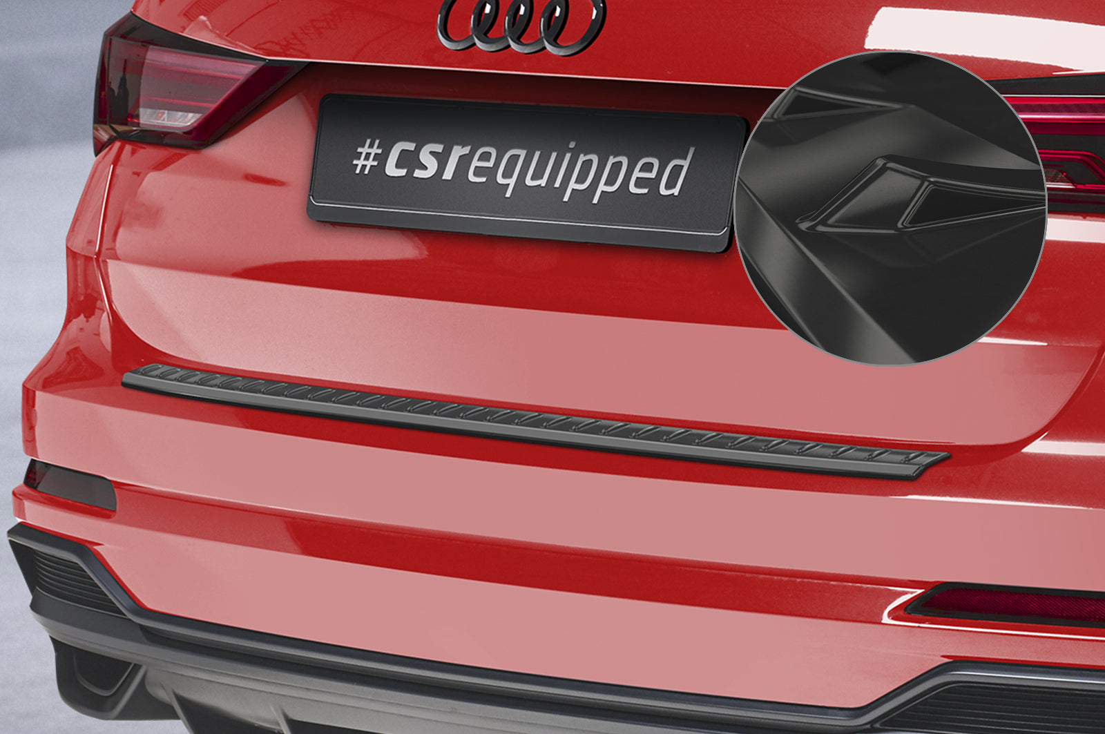 CSR Ladekantenschutz für Audi Q3 (F3) LKS019-G Glossy schwarz Hochglanz (keine Lackierung erforderlich)