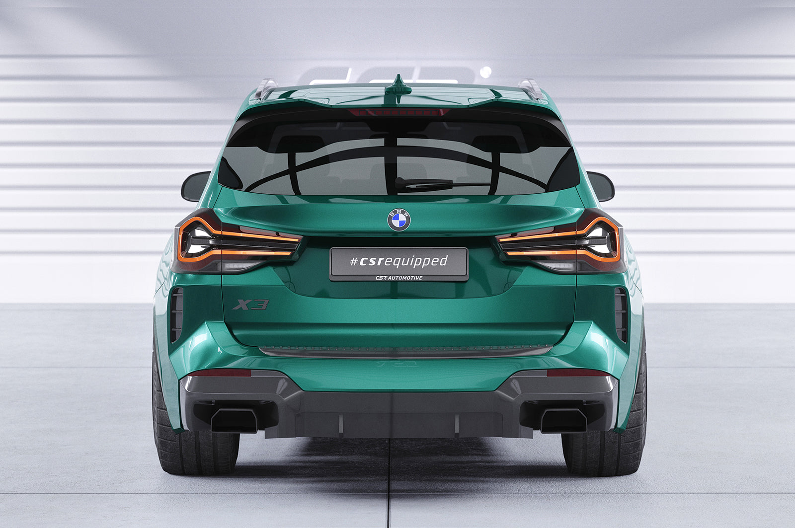 CSR Ladekantenschutz für BMW X3 (G01/G08/F97) M-Paket/M LKS021-G Glossy schwarz Hochglanz (keine Lackierung erforderlich)