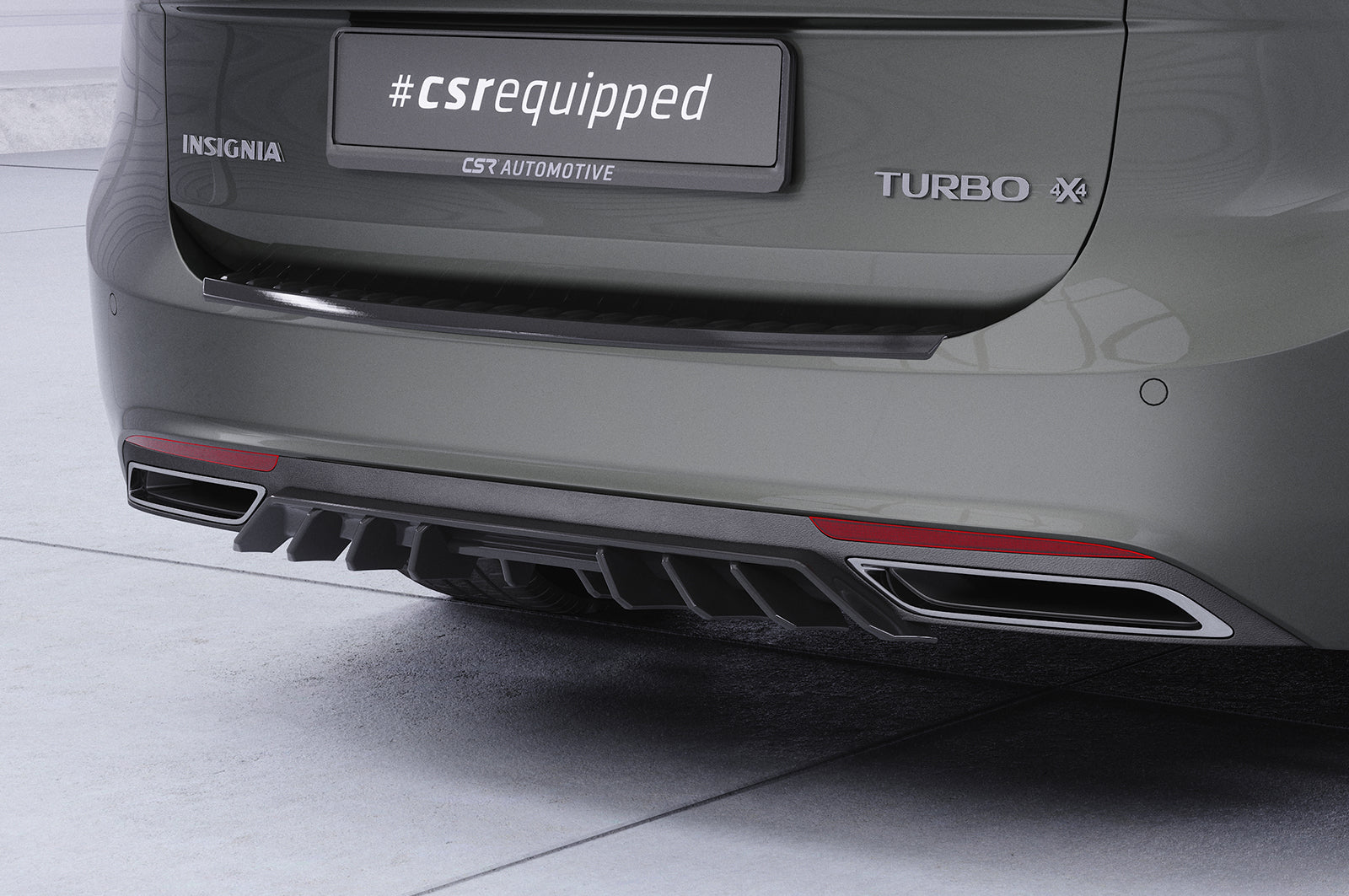 CSR Ladekantenschutz für Opel Insignia B Sports Tourer LKS035-G Glossy schwarz Hochglanz (keine Lackierung erforderlich)