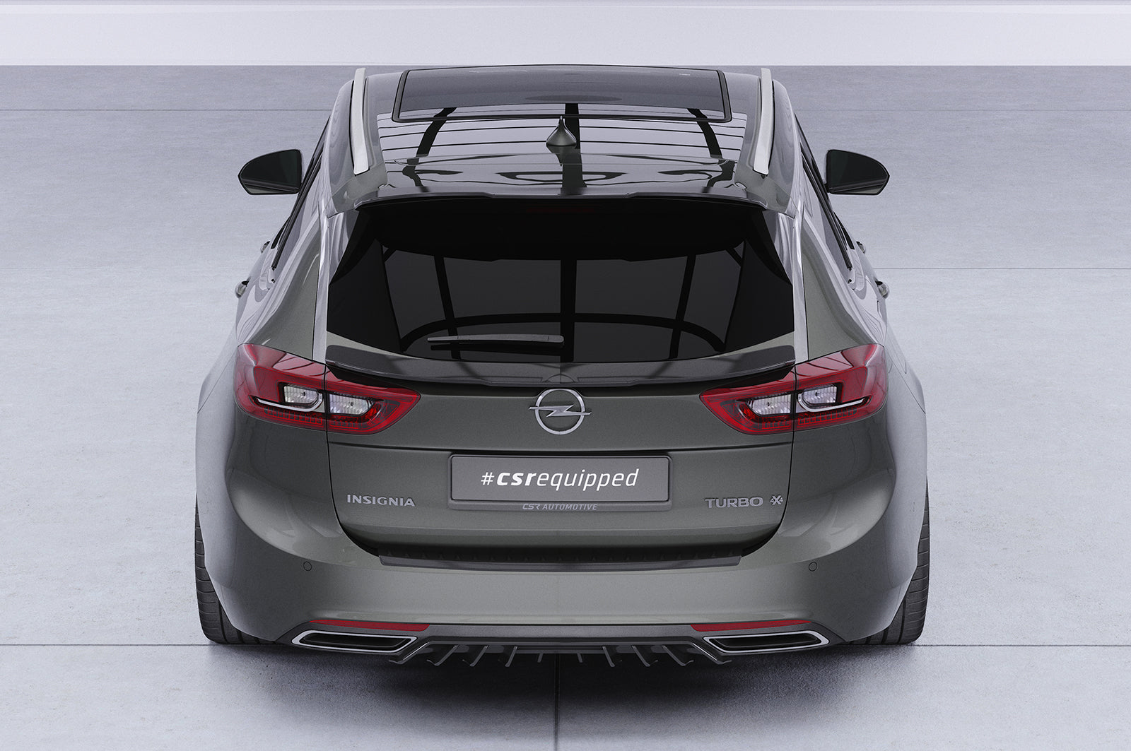 CSR Ladekantenschutz für Opel Insignia B Sports Tourer LKS035-G Glossy schwarz Hochglanz (keine Lackierung erforderlich)