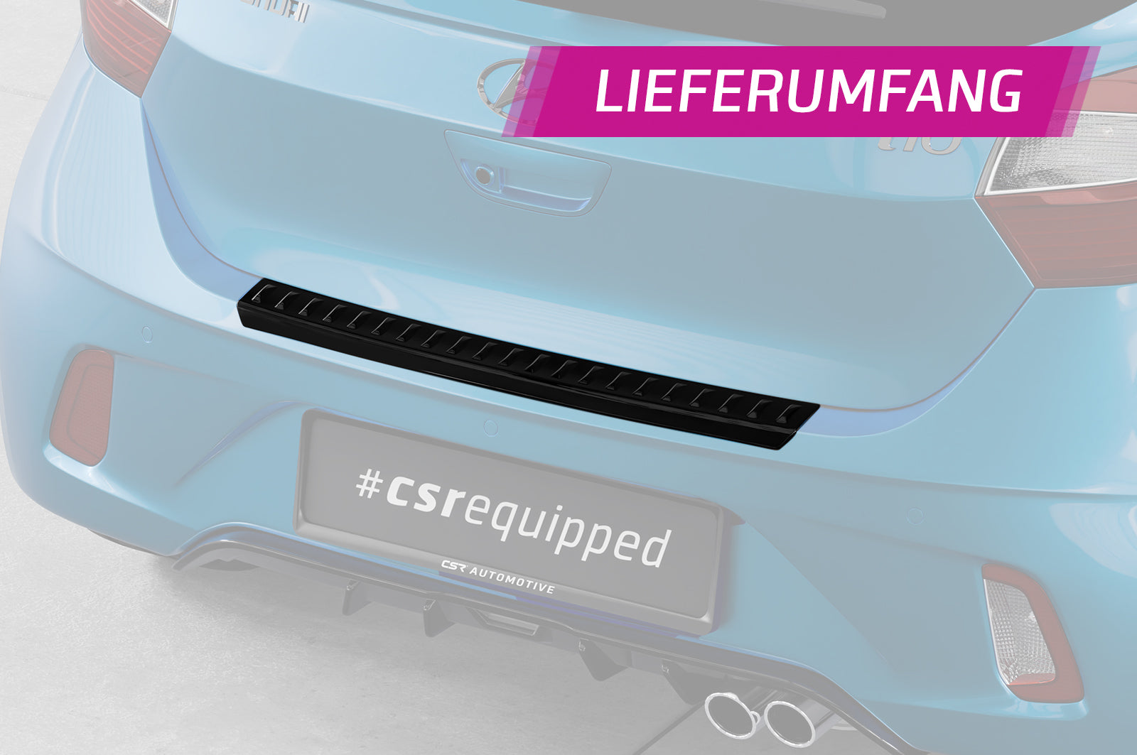 CSR Ladekantenschutz für Hyundai I10 (3. Gen) LKS046-G