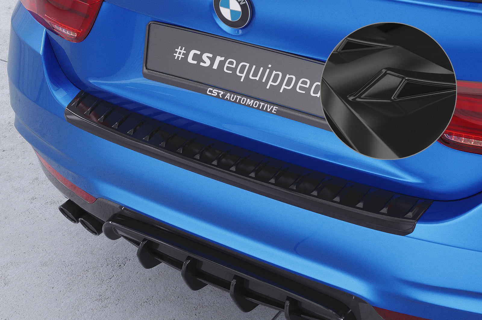 CSR Ladekantenschutz für BMW 4er F36 LKS054-G Glossy schwarz Hochglanz (keine Lackierung erforderlich)