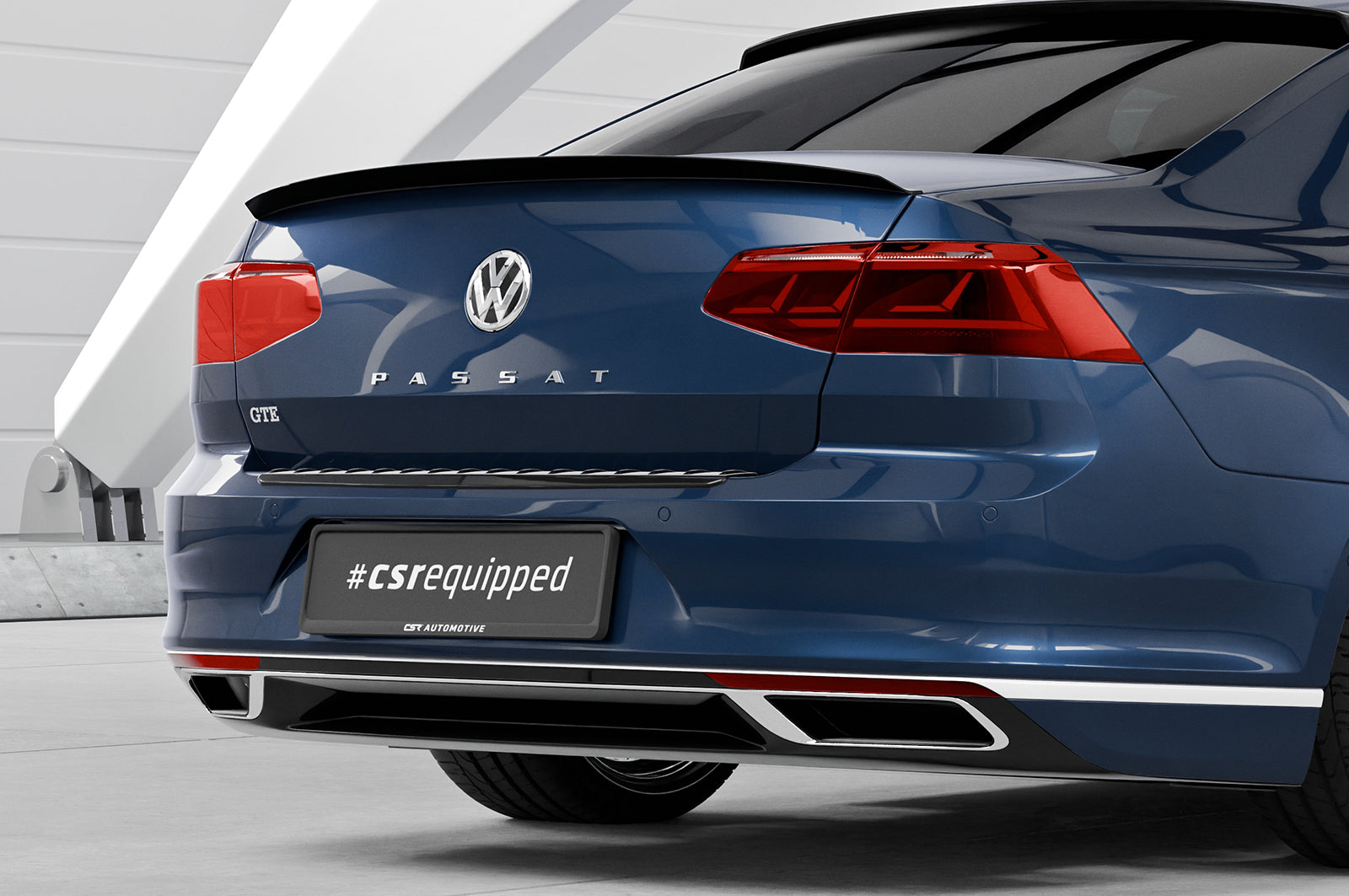 CSR Ladekantenschutz für VW Passat B8 (Typ 3G) Limousine LKS055-G Glossy schwarz Hochglanz (keine Lackierung erforderlich)