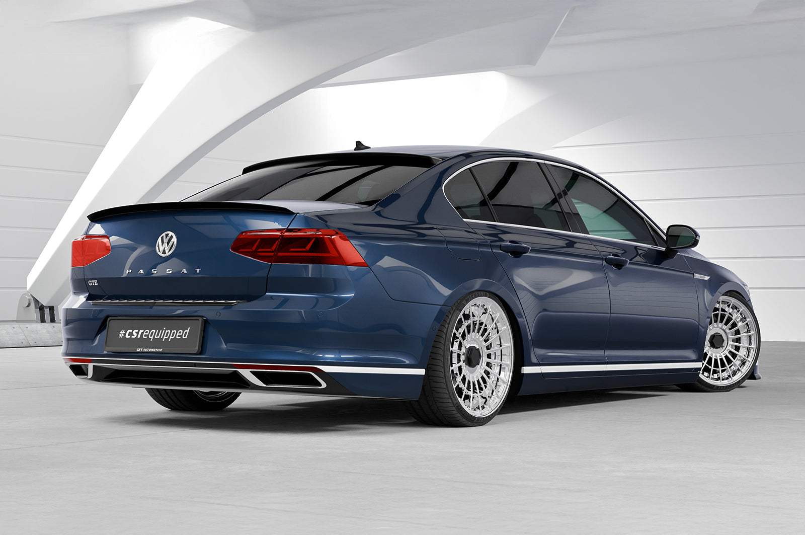 CSR Ladekantenschutz für VW Passat B8 (Typ 3G) Limousine LKS055-G Glossy schwarz Hochglanz (keine Lackierung erforderlich)