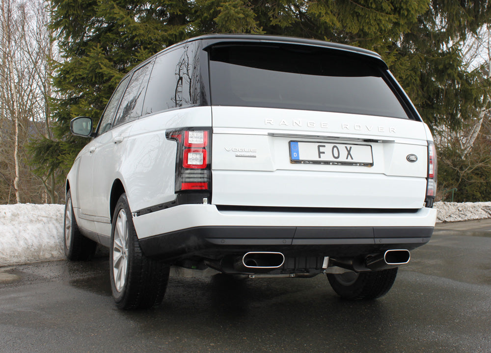 Fox passend für Range Rover IV 3,0l Diesel - MK Endschalldämpfer rechts/links - 225x80 Typ 49 rechts/links