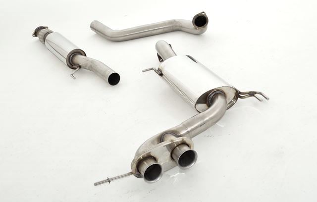 Friedrich Motorsport 70mm Anlage mittig für Hyundai Veloster 2011-