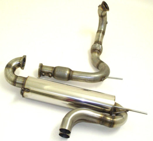 Friedrich Motorsport 3 Zoll (76mm) Rennsportanlage mittig für Opel Speedster (Bj. 2003-2005)