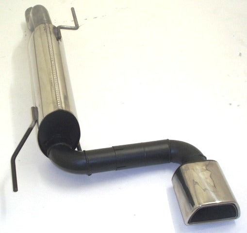 Friedrich Motorsport Sportendschalldämpfer mittig für Opel Corsa D (ab Bj. 2006)