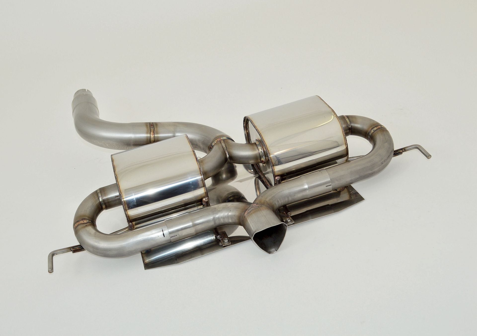 Friedrich Motorsport 76mm Duplex-Sportendschalldämpfer mittig für Opel Corsa D OPC (ab Bj. 2007 - 1)