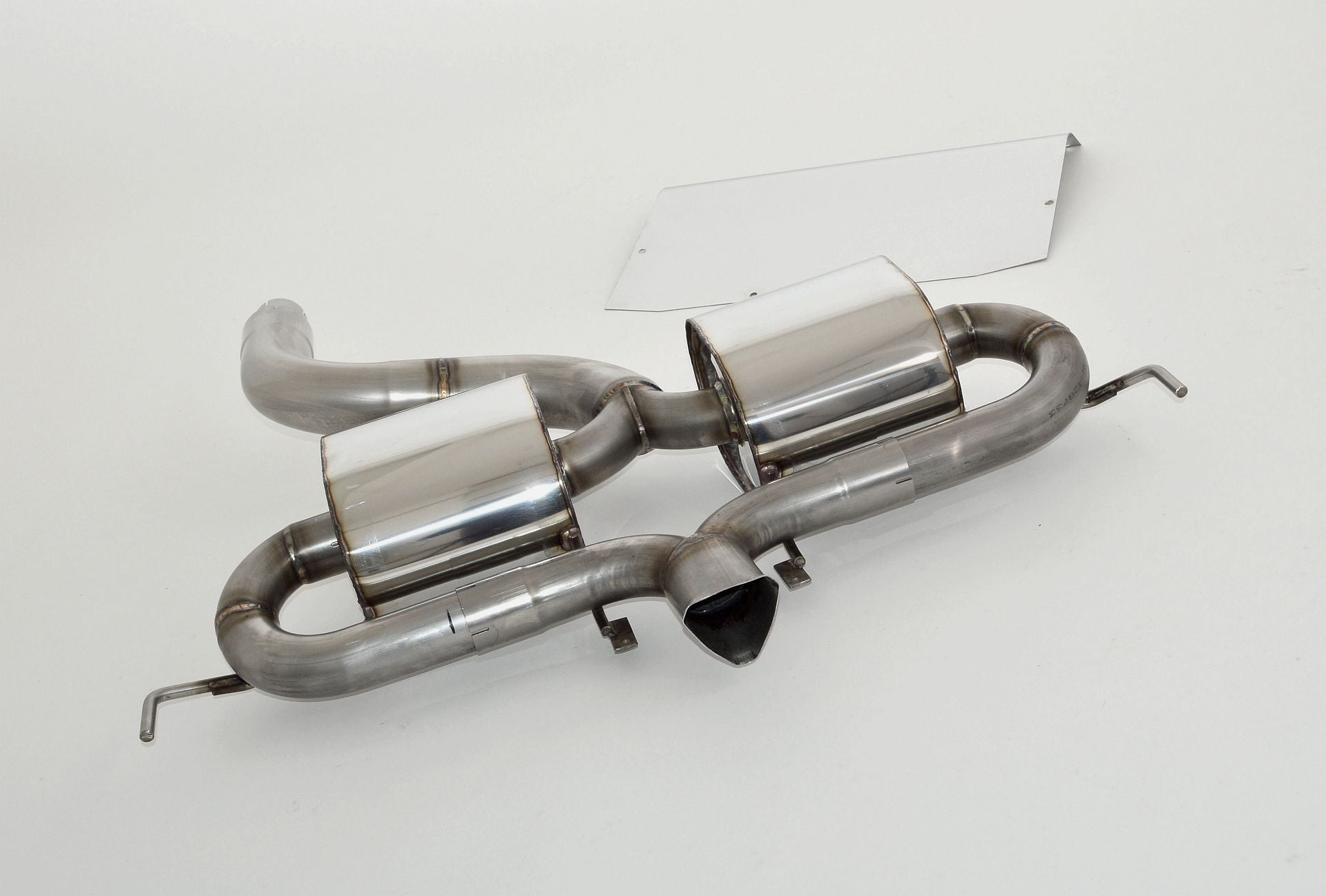 Friedrich Motorsport 76mm Duplex-Sportendschalldämpfer mittig für Opel Corsa D OPC (ab Bj. 2007 - 1)