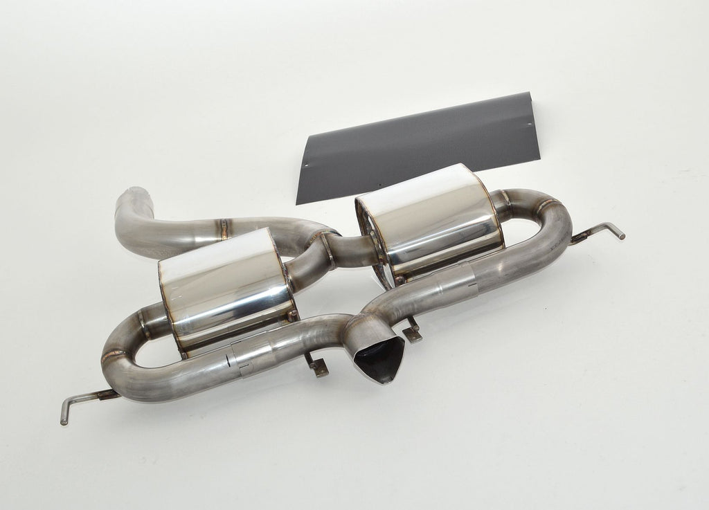 Friedrich Motorsport 76mm Duplex-Sportendschalldämpfer mittig für Opel Corsa D OPC (ab Bj. 2007 - 1)