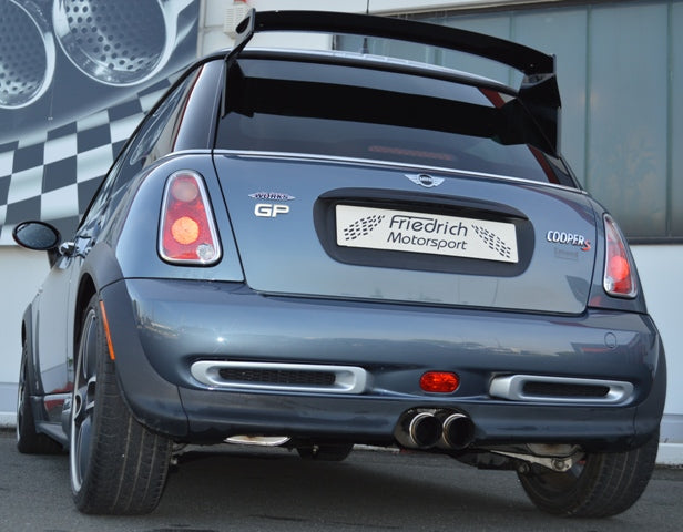Friedrich Motorsport Sportendschalldämpfer mittig für Mini R53 2004-2006