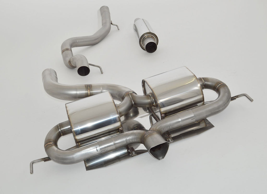 Friedrich Motorsport 76mm Anlage mittig für Opel Corsa D OPC (ab Bj. 2007)