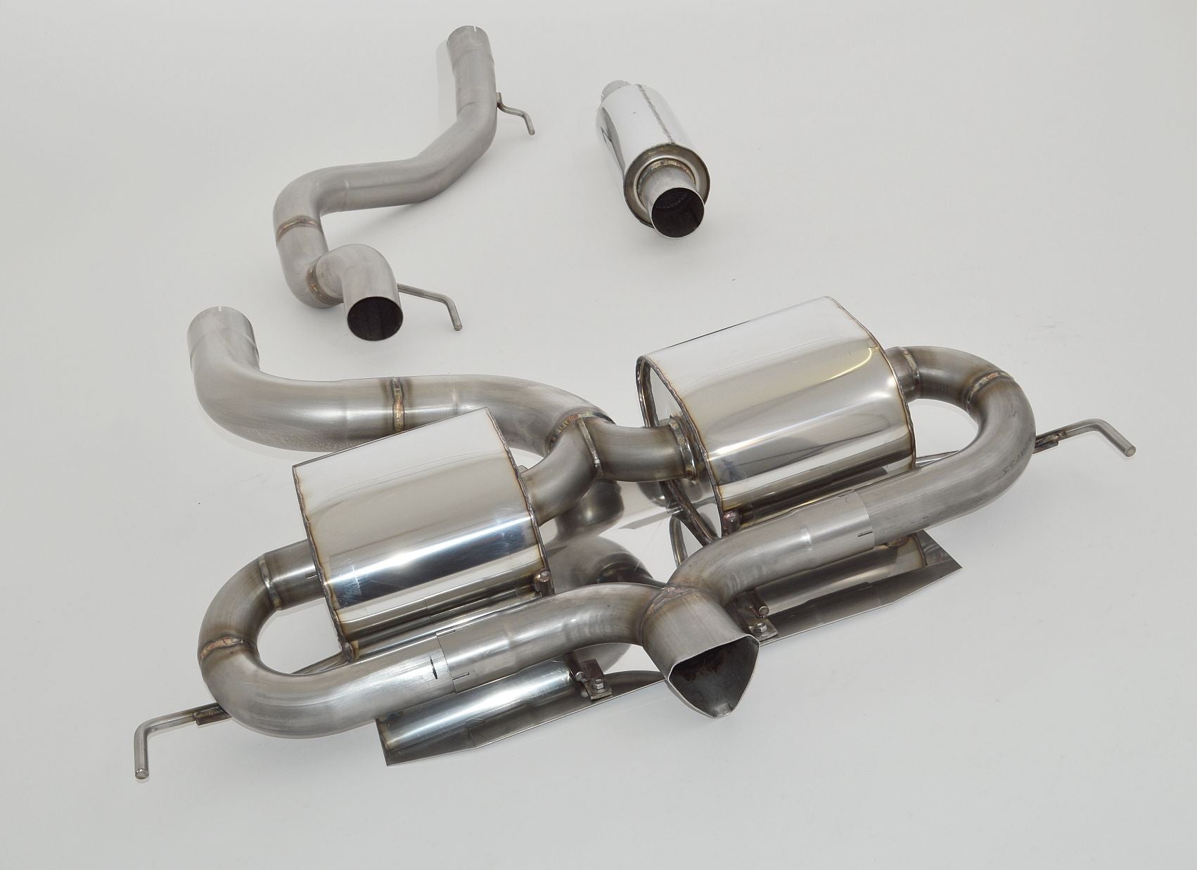 Friedrich Motorsport 76mm Anlage mittig für Opel Corsa D 2006-2014