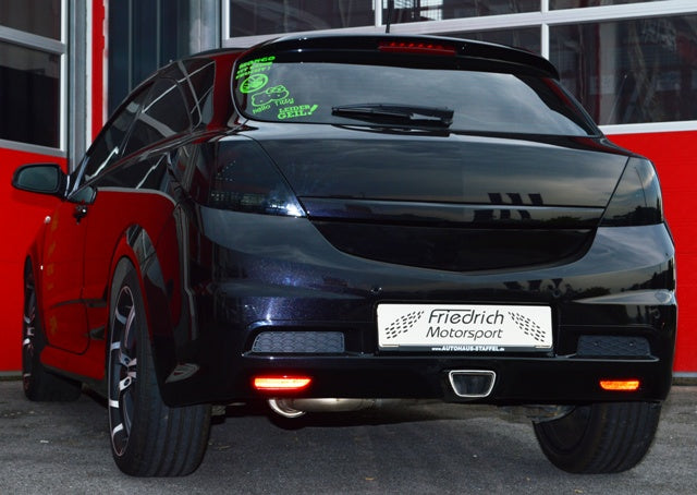 Friedrich Motorsport 3 Zoll (76mm) Anlage mittig für Opel Astra H GTC OPC (ab Bj. 2005)