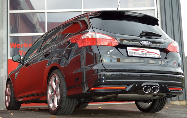 Friedrich Motorsport mittige 76mm Anlage für Ford Focus III Turnier DYB ST (ab Bj. 06/2012)